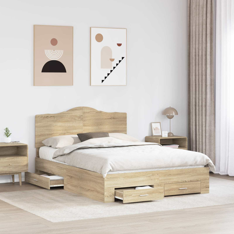 Bed, Sonoma Oak, Kingsize (5')