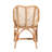 Brisco Modern Bohemian Rattan Dining Chair