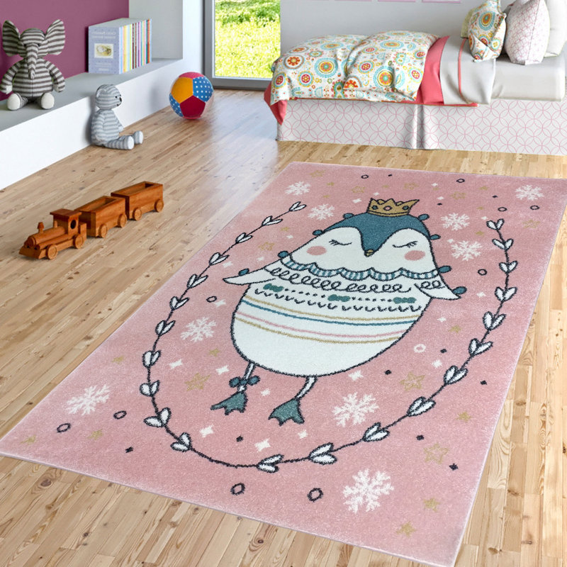 Tapis de chambre d'enfant pour la chambre de la princesse Sophie, Rectangle 5 pi 3 po x 7 pi 3 po