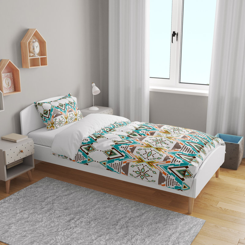 Abstract Duvet Cover, King Duvet Cover + 2 King Shams