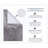 Grandeur 6-Piece Microfiber Bath Rug Set, Non-Slip Rubber Backing, Ultra-Absorbent, Machine Washable Bathroom Rugs for Shower, Tub, Toilet & Vanity, Quick-Dry Soft Plush Mats, Grey-688441585