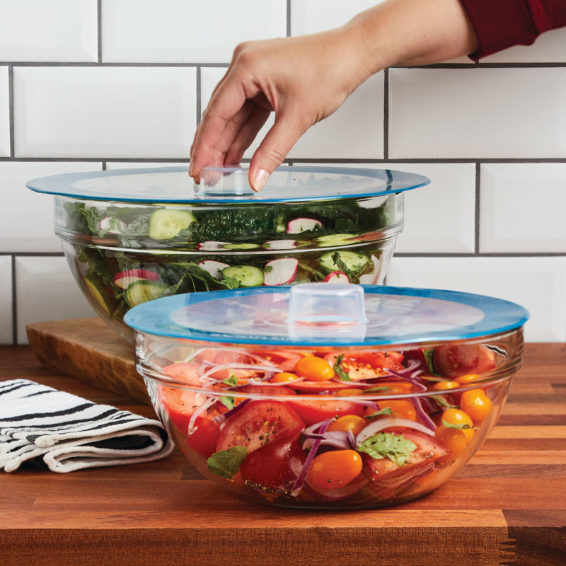 Rachael Ray Tools and Gadgets Silicone Suction Lid Set - Thumbnail 4