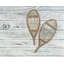 Raquettes à neige - Reproduction matte encadrée pour un décor douillet-687563555