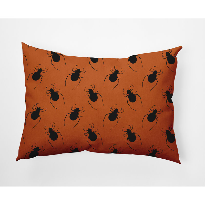 Reversible Throw Pillow, Dusty Orange