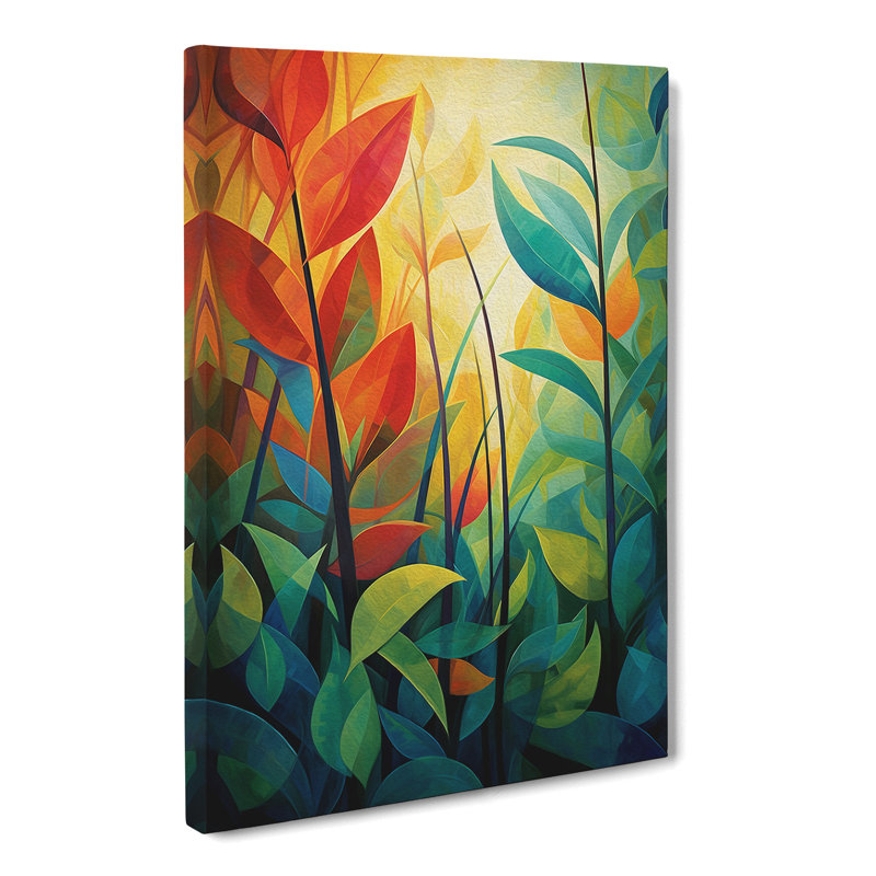 Jungle Abstract No.2 - No Frame Print, 76cm H x 50cm W x 3cm D