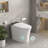 Elongated smart toilet with integrated bidet, ADA comfort-height heated seat, powerful 1000g MAP rated flush, warm water washing/dryer, nightlight, and a dual-flush system (1/1.28 GPF) for residential bathrooms.
