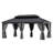20 Ft. W X 12 Ft. D Hardtop Gazebo With Galvanized Steel Roof & Metal Frame