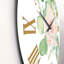 Bouquet de roses roses et de feuilles d'eucalyptus - Horloge murale traditionnelle-60187679