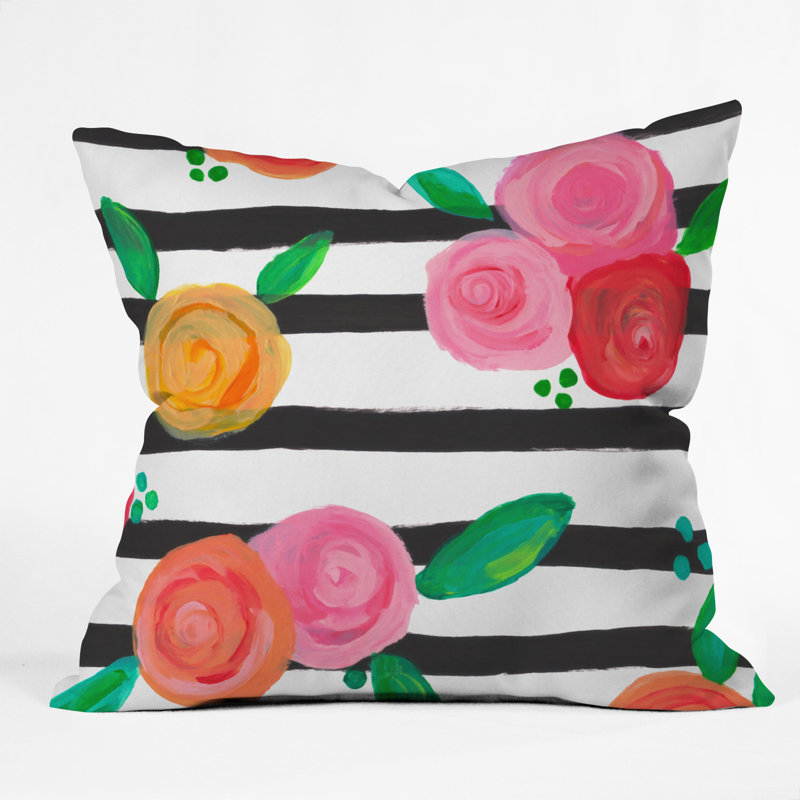 Housse et insert de coussin carré Natalie Baca, 26 po x 26 po