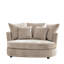 Fauteuil d'appoint rembourré 55,25 po avec 5 coussins latéraux en chenille-1991507426