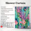 Rideaux de douche 1 pièce Elegant Fish Motifs-1590293086
