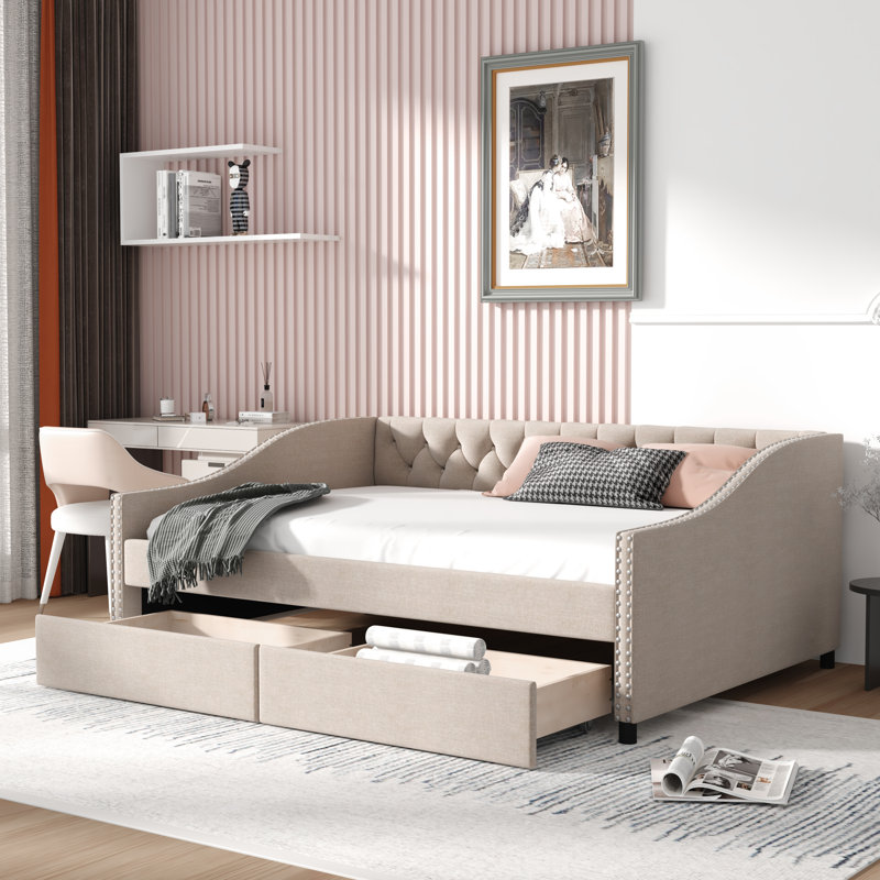 Lit de jour Chupp, Beige