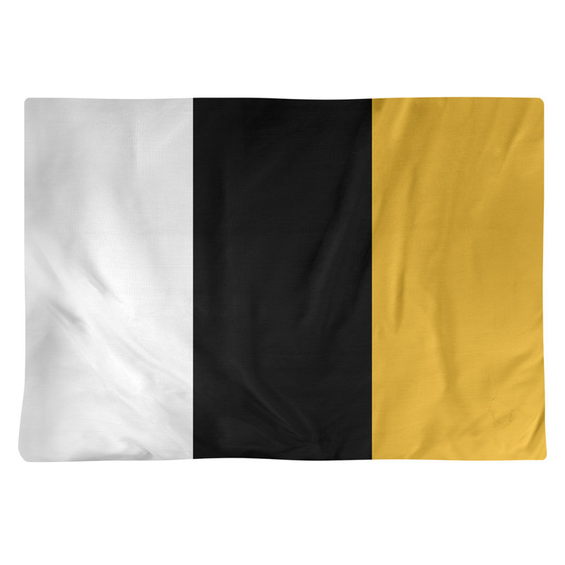 Récapitulatif de 18 po Missouri, Blanc / Noir, Polyester sergé