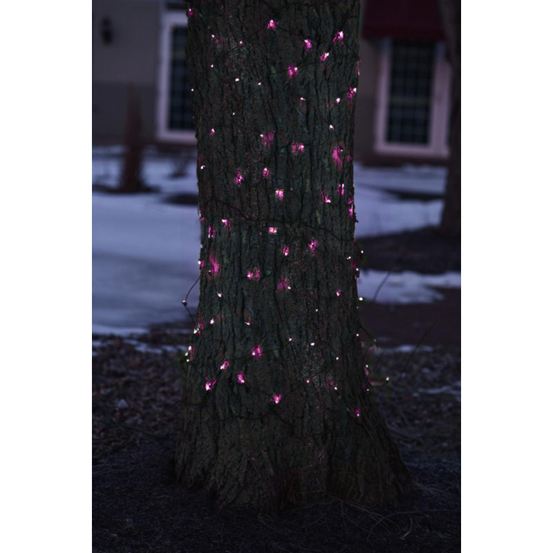Mini guirlande de Noël 2 pi x 8 pi, Rose