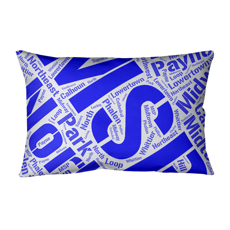 Coussin lombaire intérieur/extérieur minneapolis saint paul, Bleu, Oui