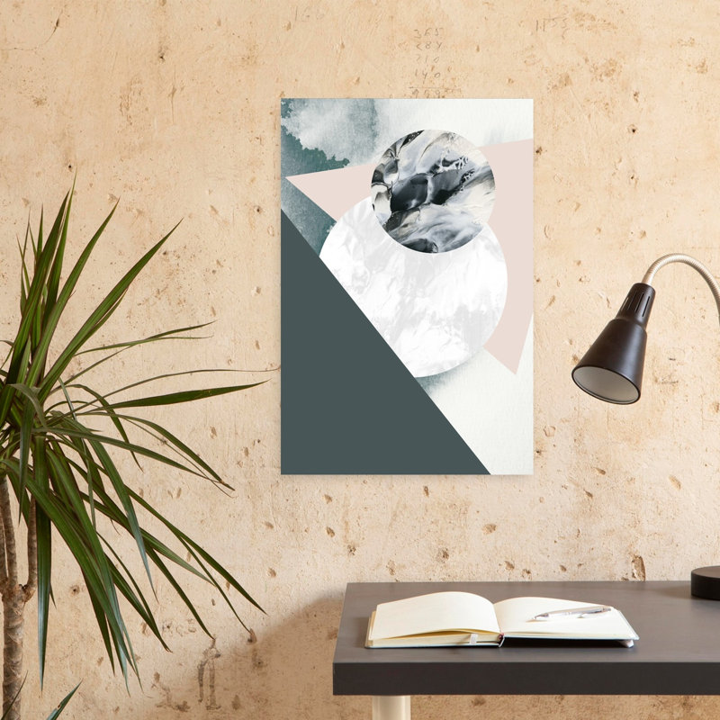 Geologica, art abstrait contemporain, H 24 po x l 16 po