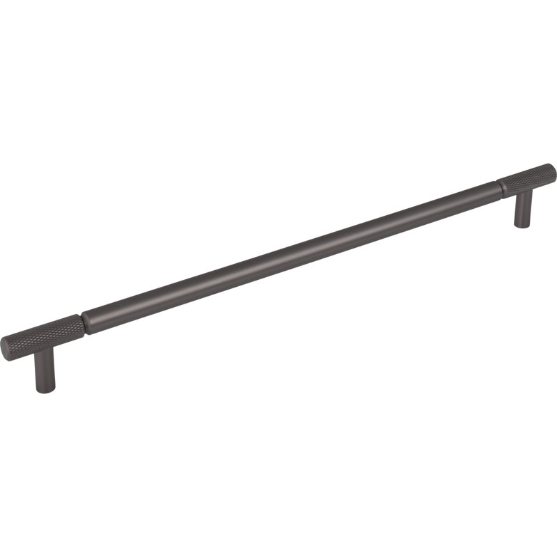 Prestwick Bar Pull, Ash Gray, 12" Center To Center