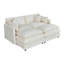 Canapé-lit en chenille moderne avec repose-pieds-1006864278-1006864277