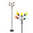 Medusa 78 in. Modern 5-Light Adjustable Gooseneck LED Floor Lamp with 5 Cone Shades-62954065