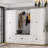 Padstow Hall Tree 86.7'' Wide with Bench and Shoe Storage