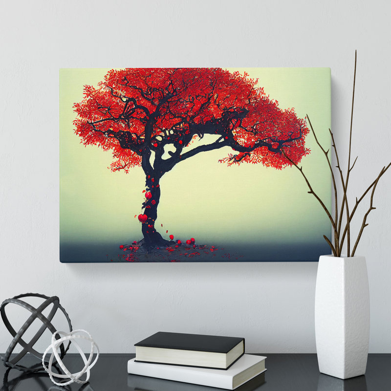 Royal Apple Tree - Wrapped Canvas Print, 35cm H x 50cm W x 3cm D
