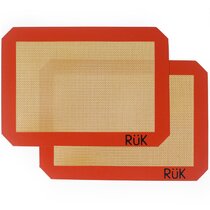 RUK Silicone Pastry Mat with Measurements 36 x 24, Large Thick