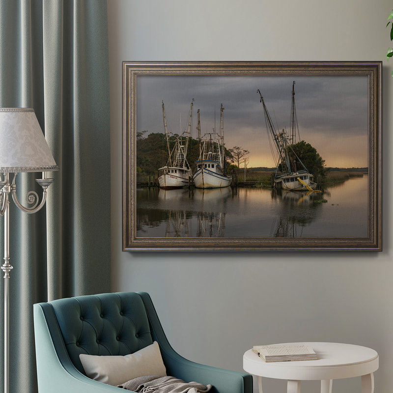 " Trawlers ", 16" H x 20" W x 2.5" D