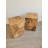 Teak Block Display Table