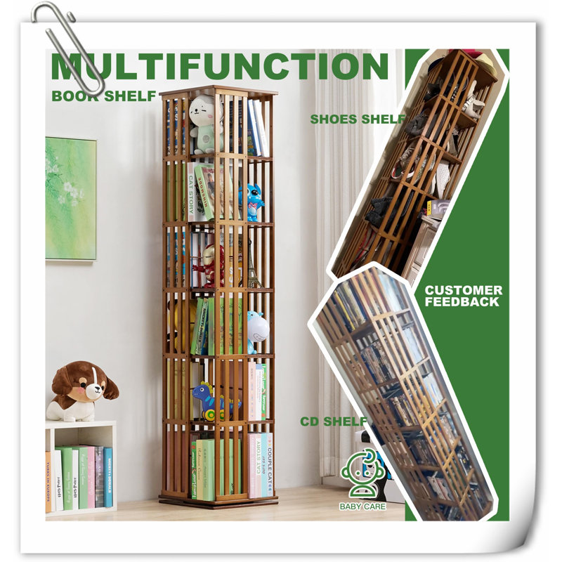 Geno Unfinished Book Cabinet Bookcase