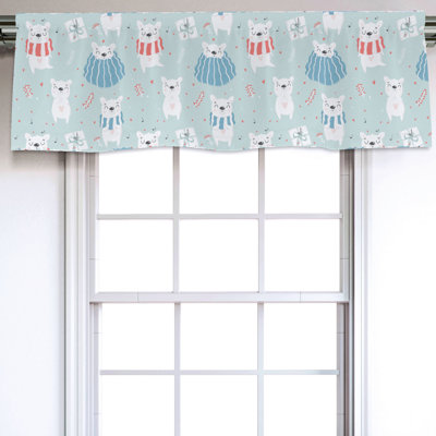 Sateen Ruffled Window Valance