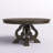 Everly Round Solid Wood Dining Table-339374478-339374477