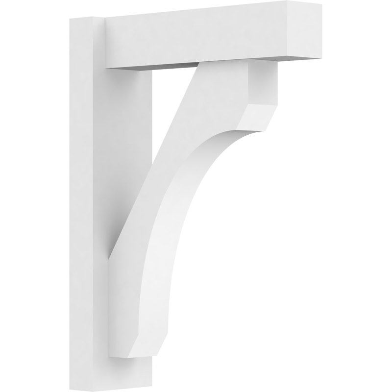 Persienne en PVC de qualité architecturale avec extrémités en bloc Legacy, L 5 po, H 22 po x P 16 po