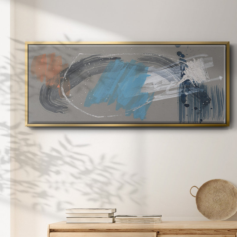 «Whimsical Marks II», toile encadrée, H 24 po x l 60 po