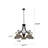 Abdeslam 5 - Light Dimmable Chandelier
