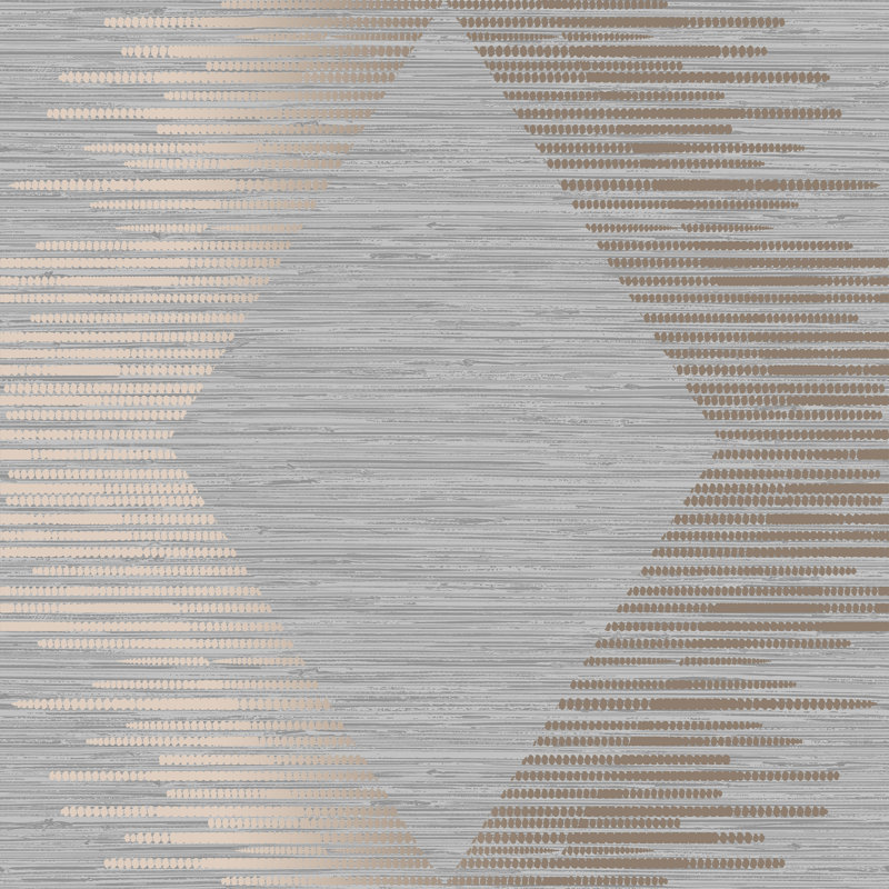 Superfresco Easy Serenity Large Scale Geometric Wallpaper, Grey