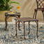 Table d'appoint en aluminium Quitaque