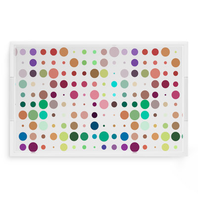 Mod Confetti Andre Acrylic Rectangle Decorative Tray