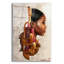 «Mahogany Strings» par Salaam, art mural en verre acrylique-102029366