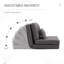 Fauteuil convertible convertible, canapé paresseux, canapé-lit pliant rembourré avec dossier réglable, structure en métal et coussins pour la chambre à coucher du salon-577605740-582740715-577605739