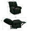Fauteuil inclinable manuel en tissu 36,2 po avec repose-pieds rembourré