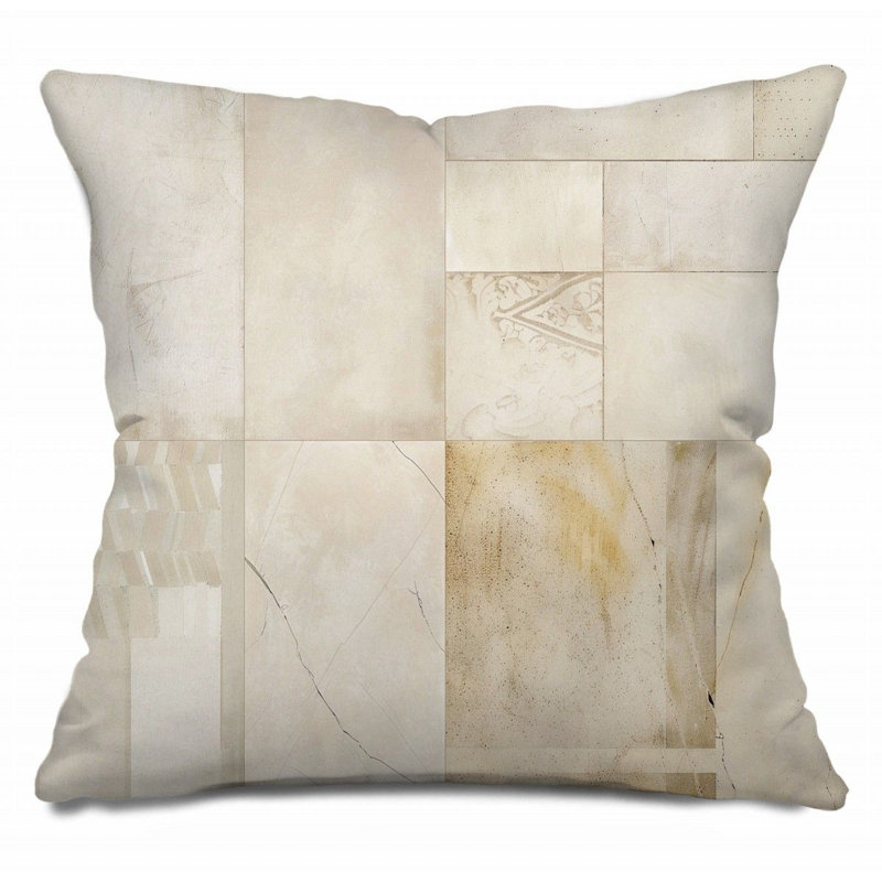 Sheer Curtain   Reversible Throw Pillow, 20"H x 20"W