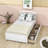 Twin Storage Platform Bed with Drawers-2132378971