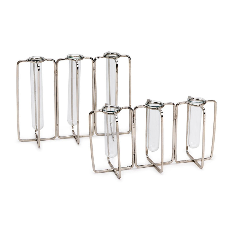 Ensemble de 2 vases en argent