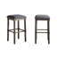 Ensemble de 2 tabourets de bar en bois Arnhem, gris-1929768364