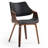 Makda 18.89'' H Faux Leather Upholstered Armchair