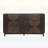 Modern Fluted Wood Design Storage Cabinet with Wood Legs-453884080