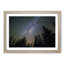 The Milky Way Above a Forest in Abstract - Picture Frame Graphic Art Print-55763575-55763578