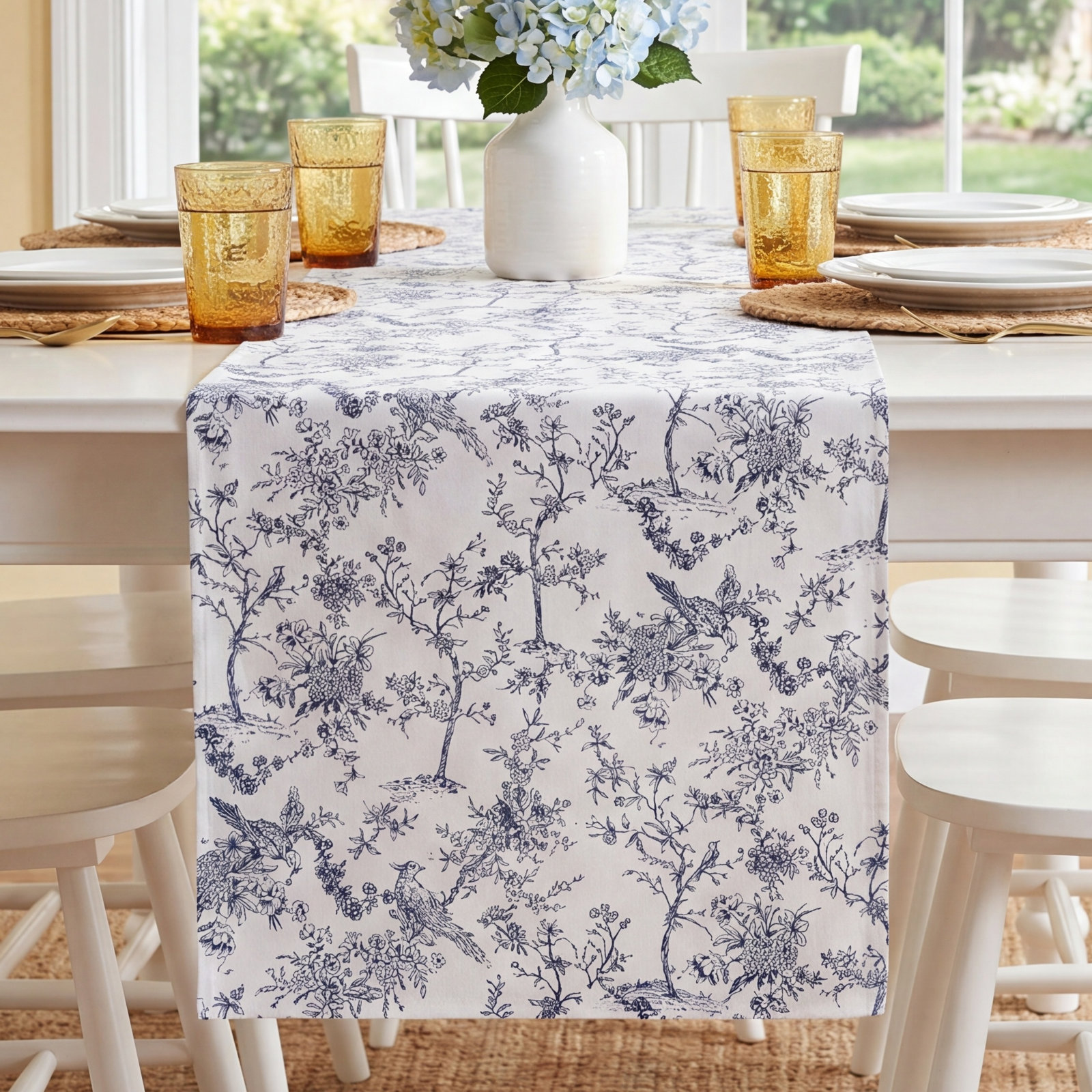Timeless Toile Runner