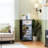 4 Drawer Dresser for Bedroom, Narrow Chest of Drawers, Wooden Top and Study Iron Frame 18"x37.5"-(WxH)