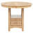 Round Dining Table with storage cabinet